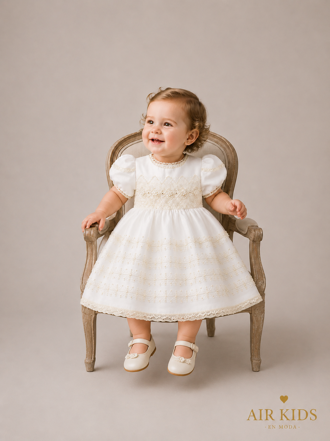 Bata de Bautizo para Niña Didi 8328