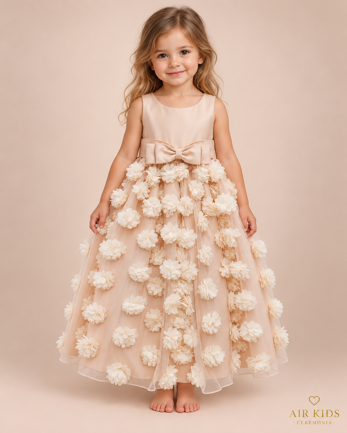 Vestido para Fiestas de Niña 18-031 Talla 3