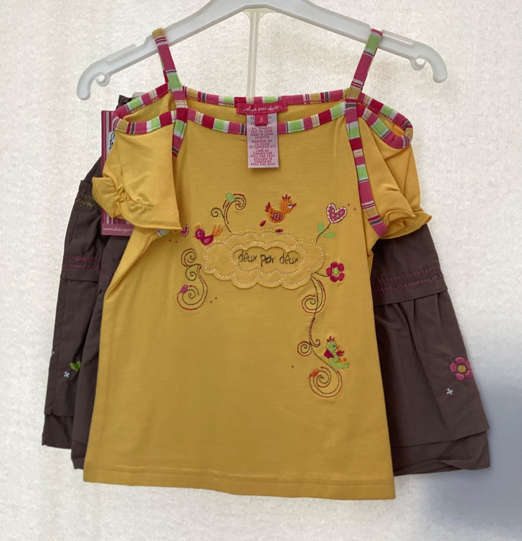 conjunto para Niña Deux par Deux c80-94 Talla 3 años