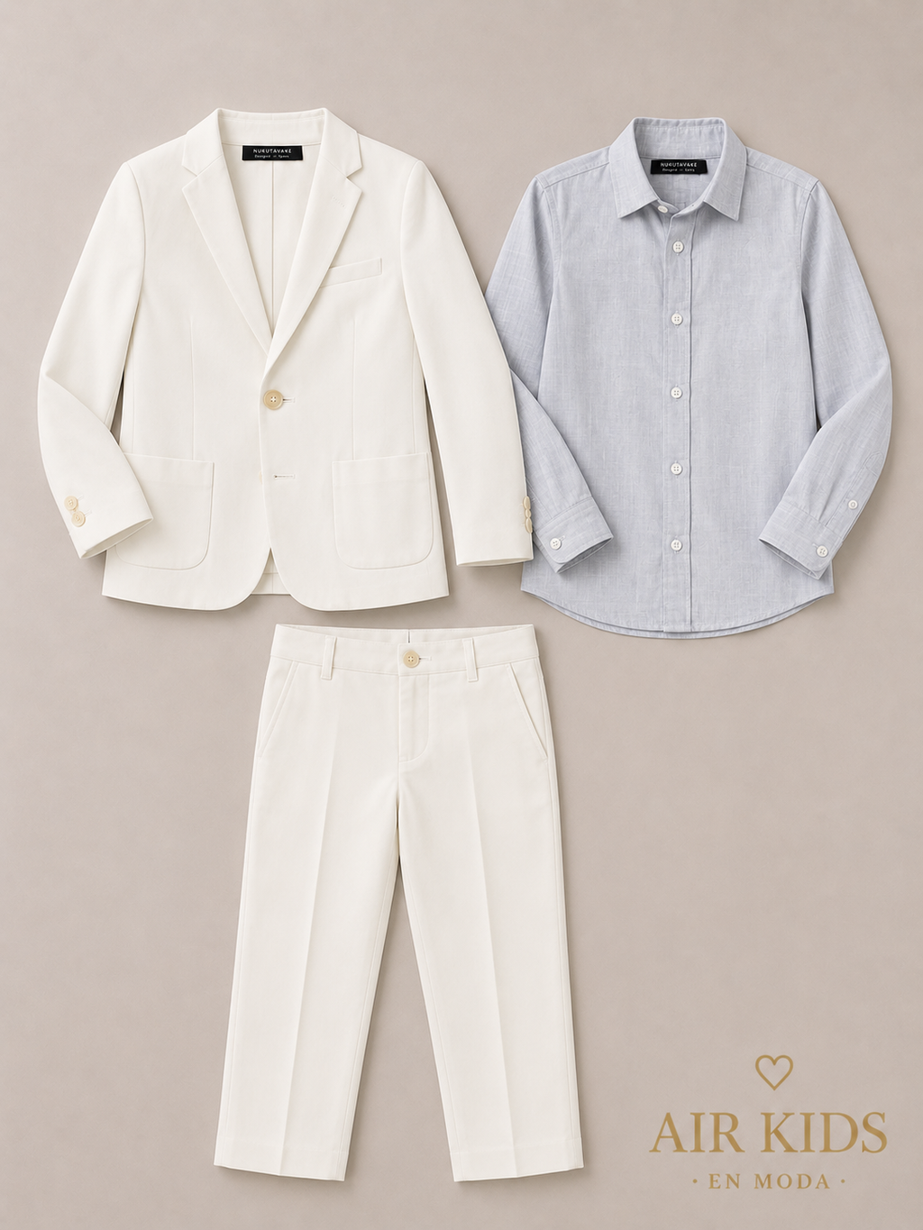 Traje de 3pza para Niño Mayoral/Nukutavake 6143-60 Talla 10 Años