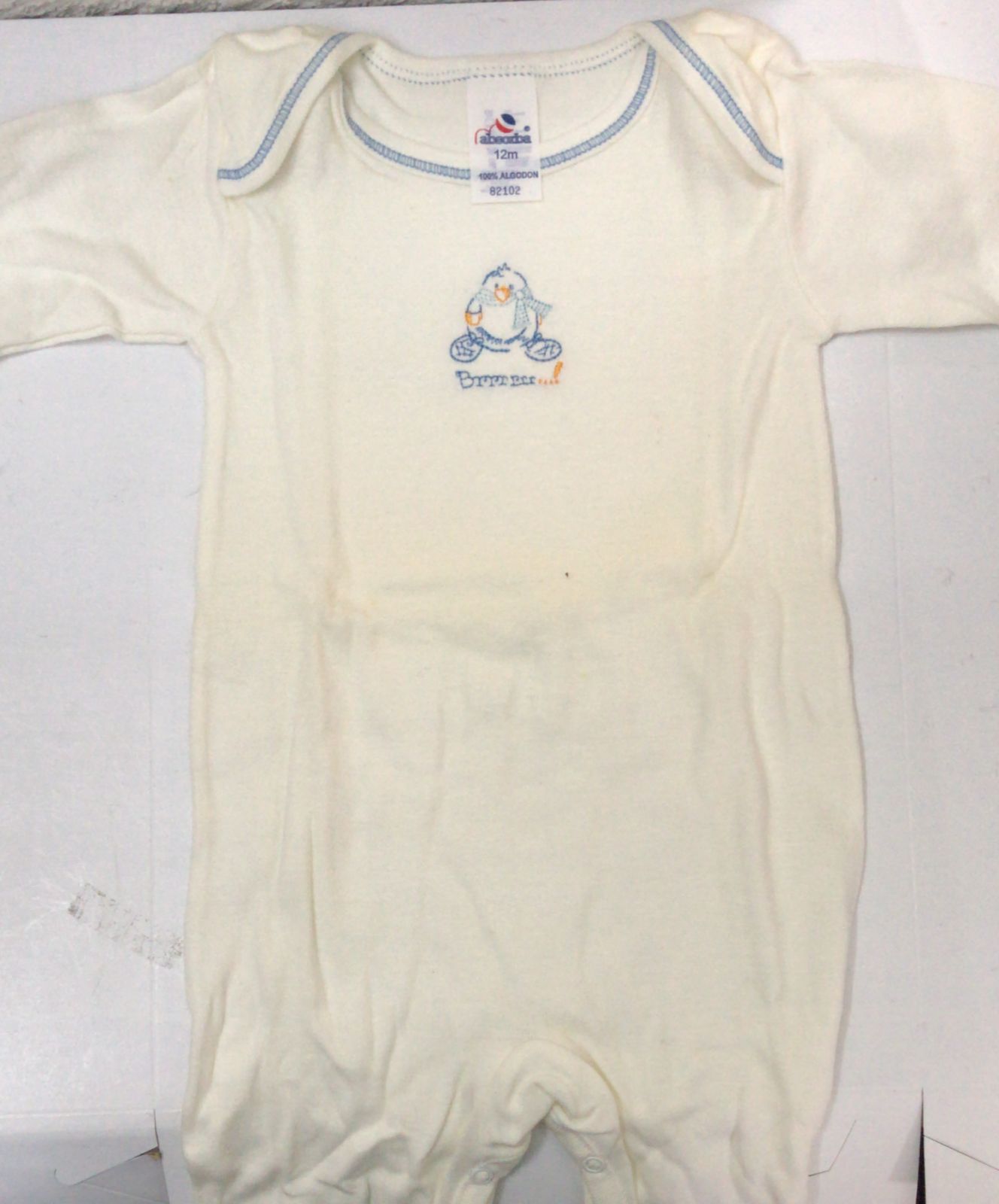 Body Largo Unisex Absorba 82102 Talla 12 Meses