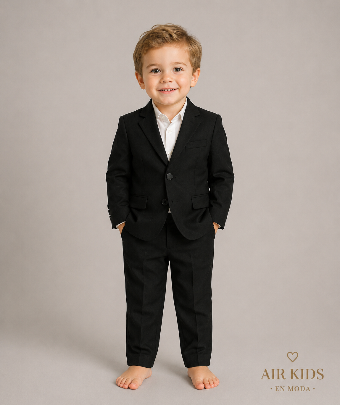 Smokin para Niño 2 pza Zilerys Negro 221510 Talla 3 años