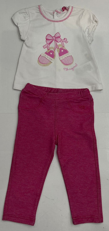 Conjunto de 2 pza para Niña Mayoral 189-33 Talla 6-9 Meses