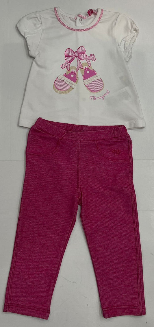 Conjunto de 2 pza para Niña Mayoral 189-33 Talla 6-9 Meses