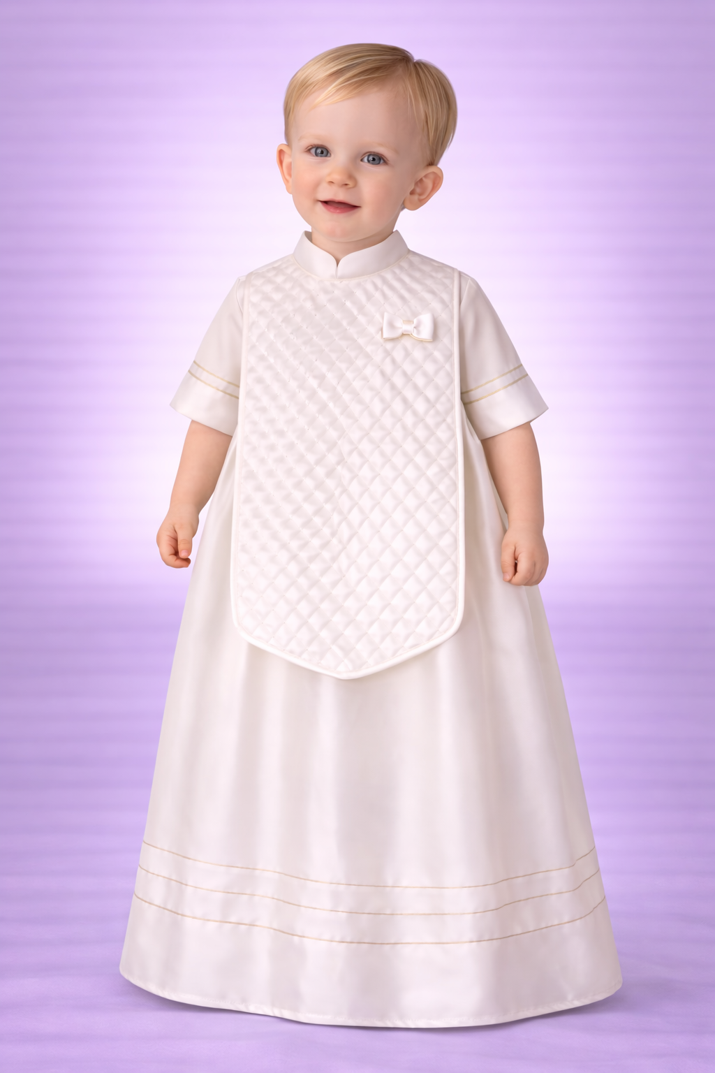 Ropon de Bautizo para Niño Didi 7577