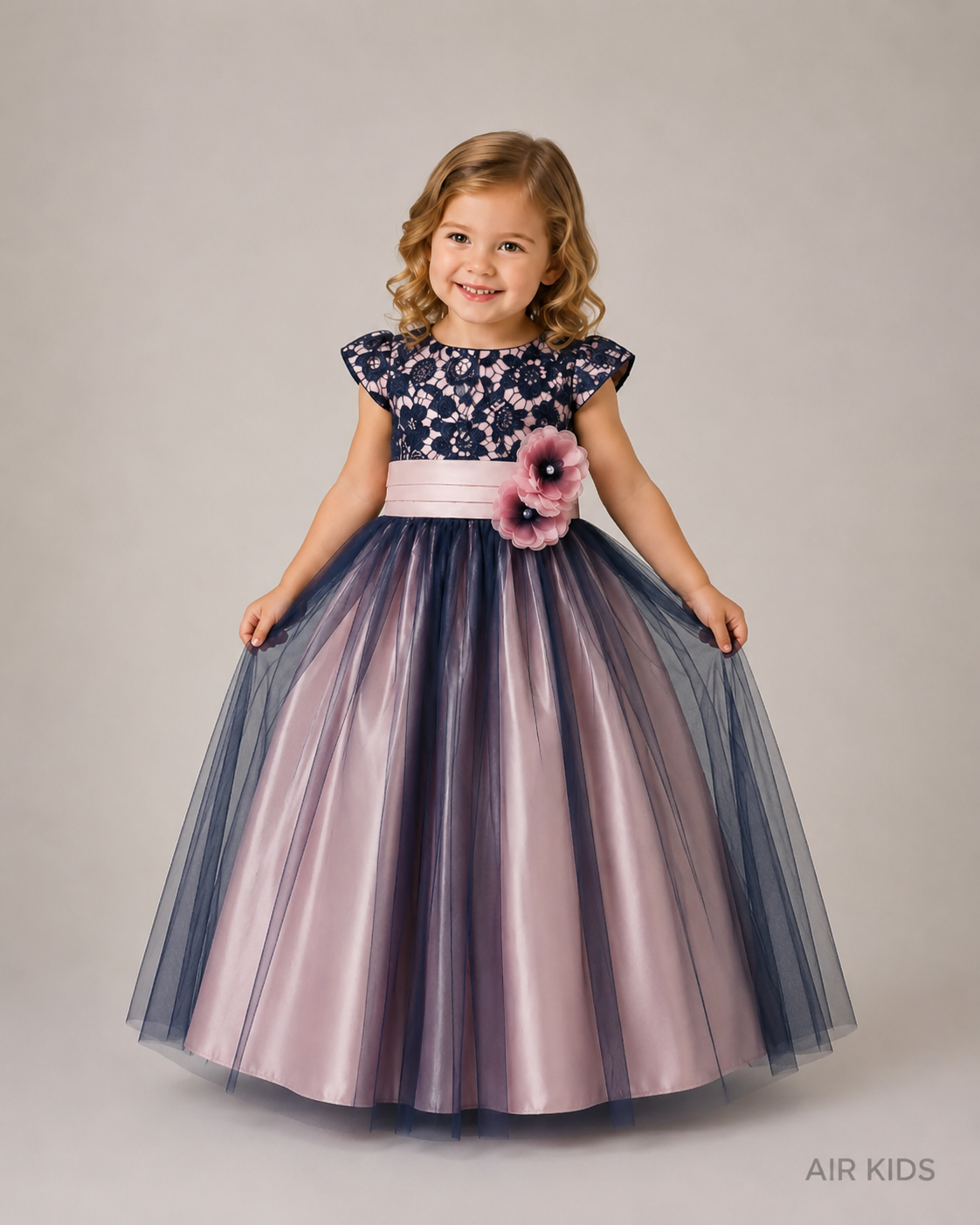 Vestido de Presentacion para Niña 10-001 Talla 3 Años