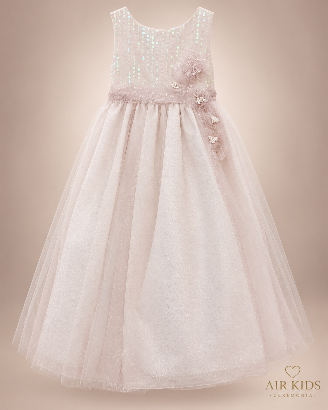 Vestido de Fiesta para Niña 22-003 Talla 3 Años
