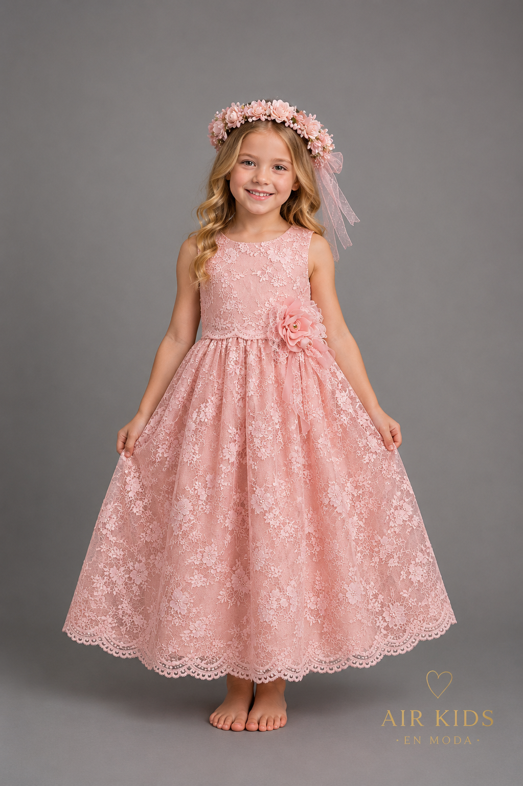 Vestido de fiesta para niña 