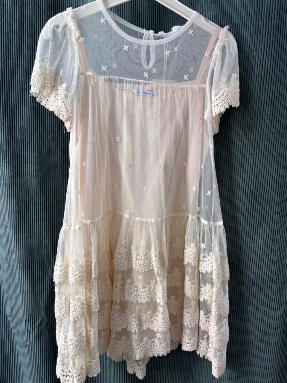 Vestido para Niña Mayoral 3935-29 Talla 8 Años
