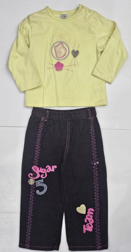 Conjunto de 2pza para Niña Puebla
