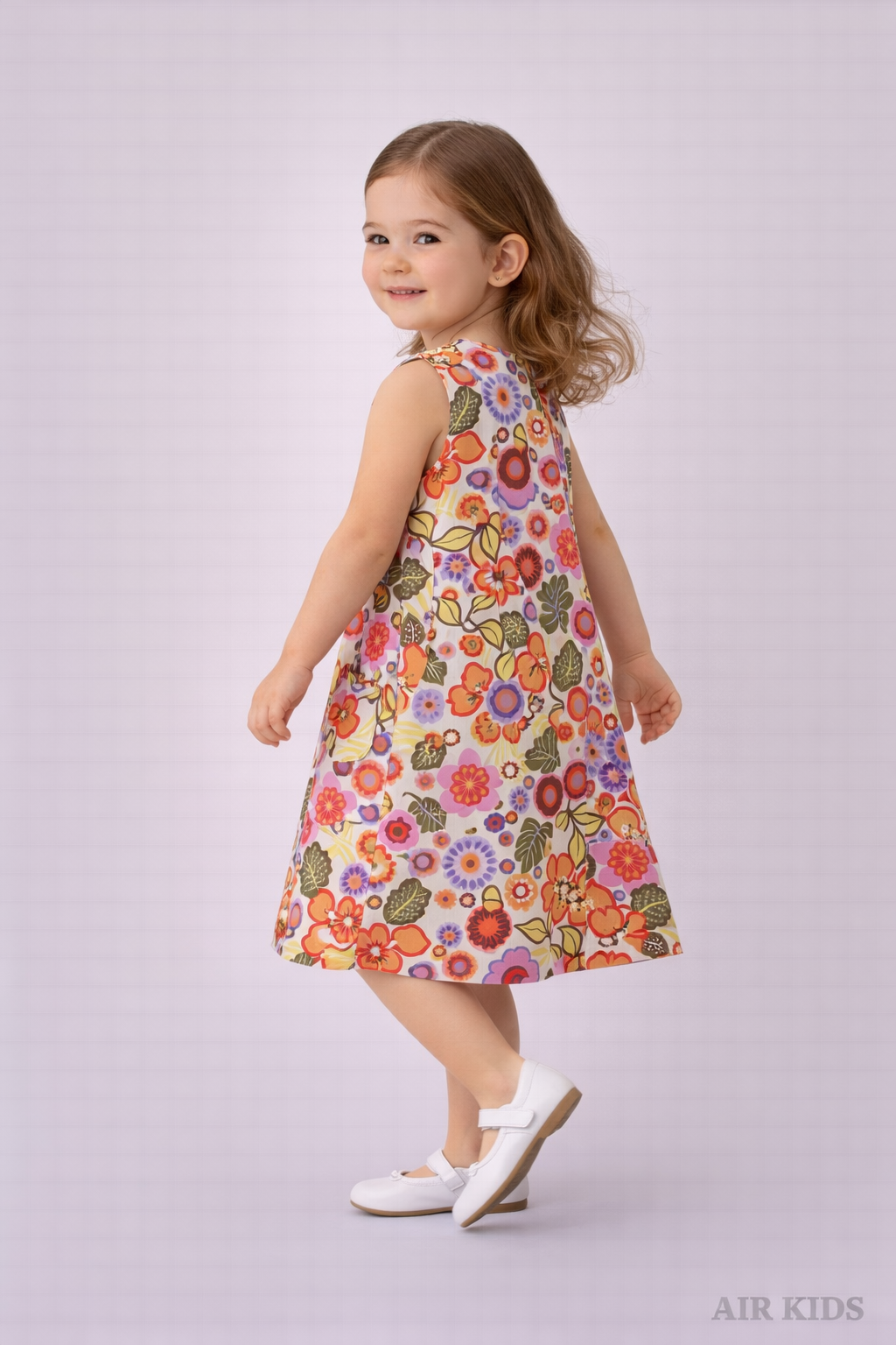 Vestido para Niña Puebla Girandola 174214-9999