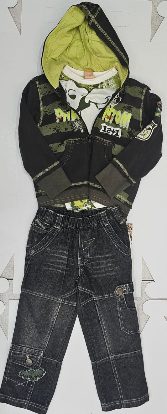 Conjunto de 3pza para Niño Puebla