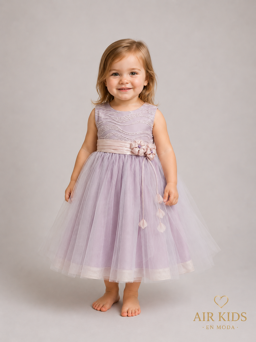 Vestido de Fiesta para Niñas 18-107 Talla 2 Años