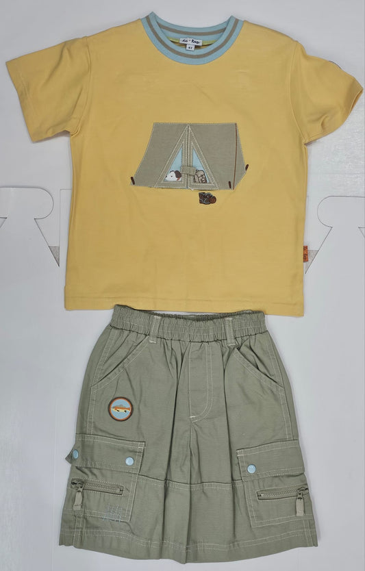 Conjunto de 2pza para Niño Puebla