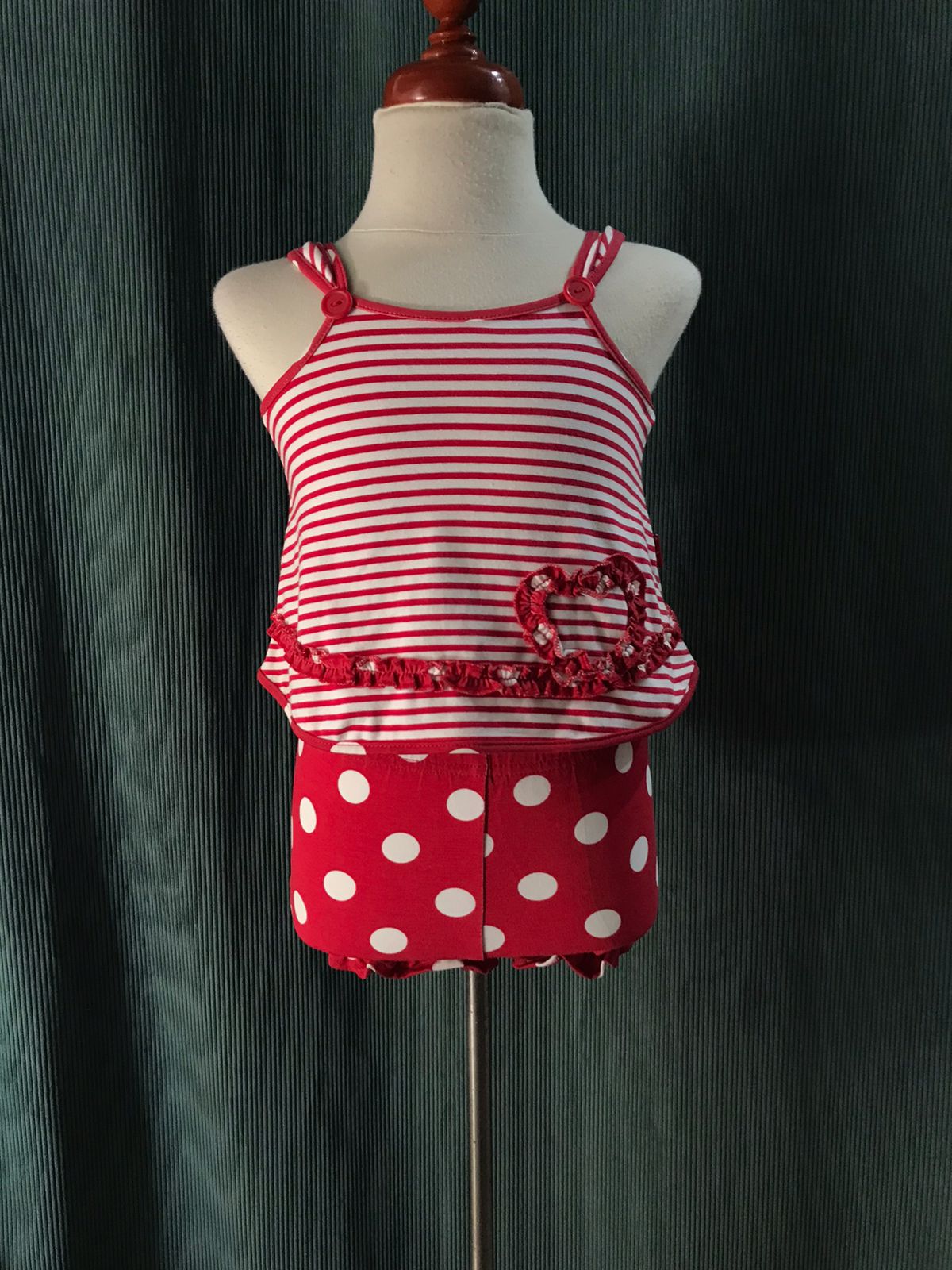 Conjunto de 2pza para Niña Le Top 1191100 Talla 3 Meses