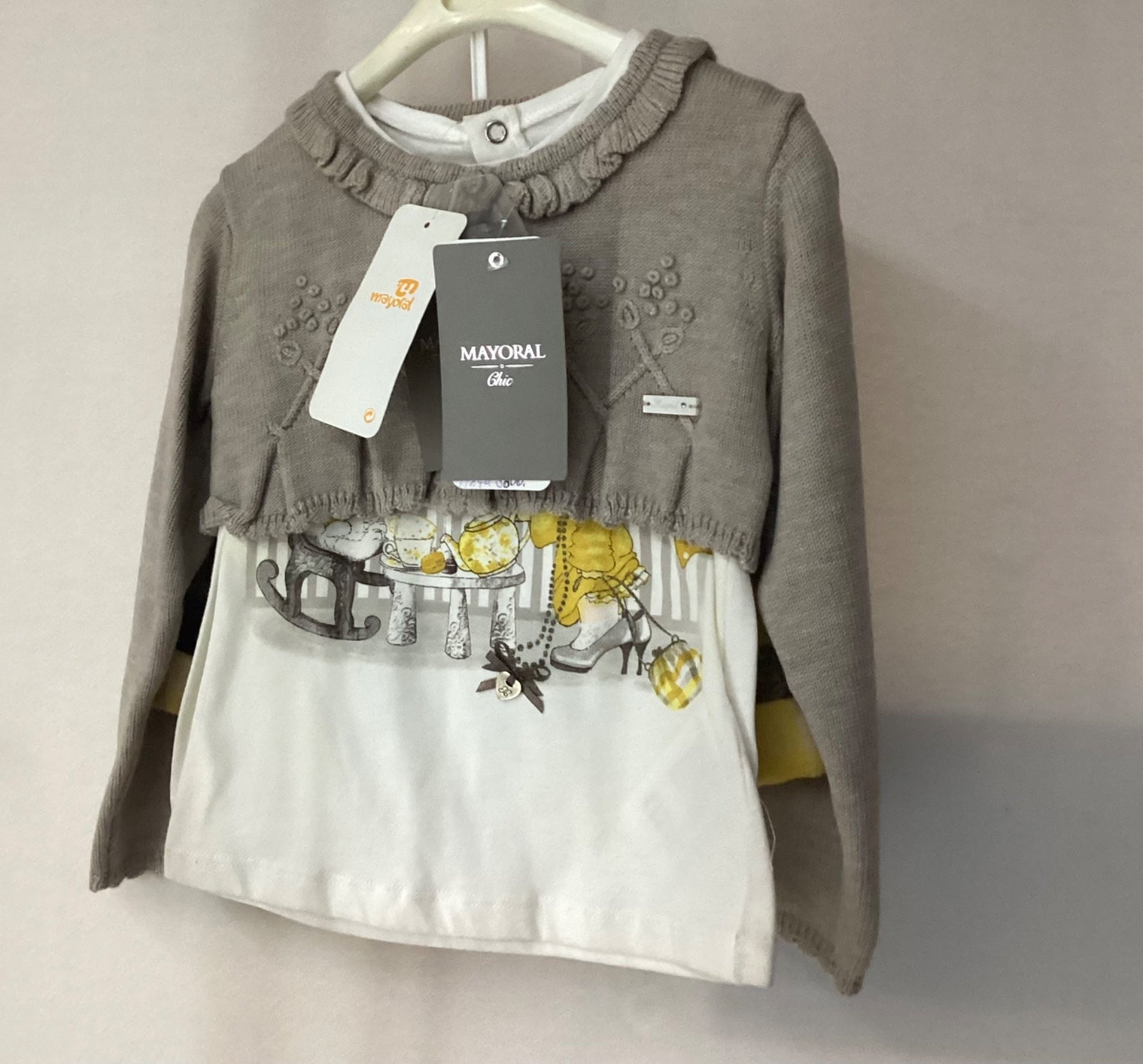 Conjunto de 3pza para Niña Mayoral 2236-75 Talla 2 Años