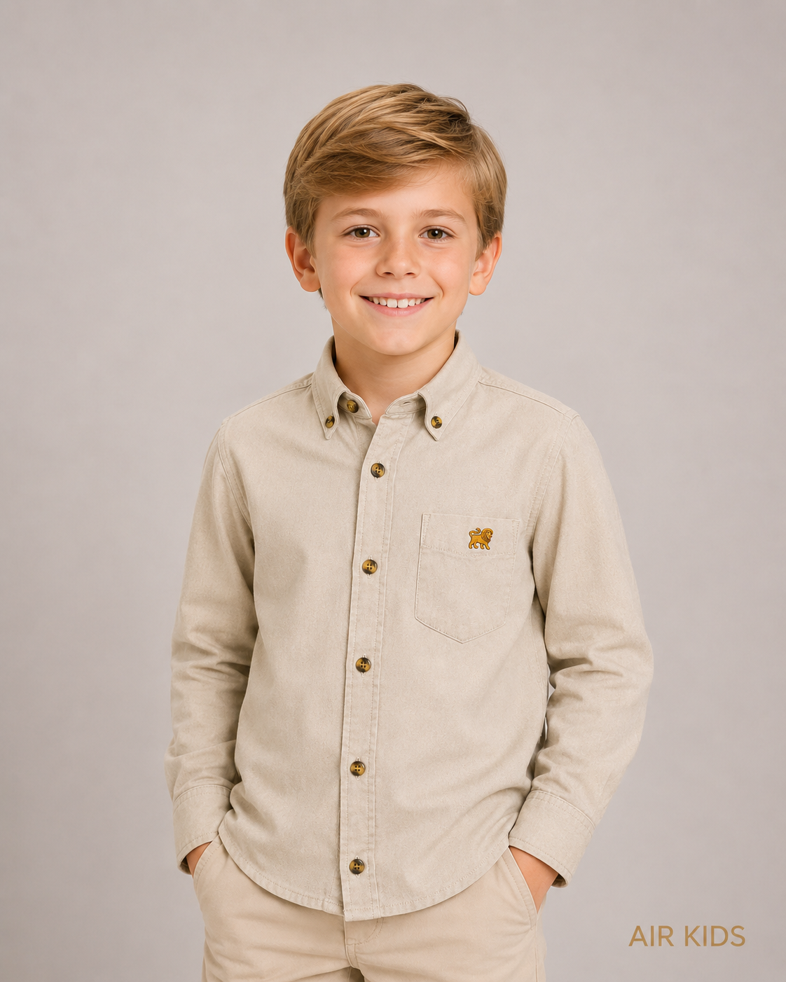 Camisa para Niño Puebla MNX 5457 Talla 8 Años