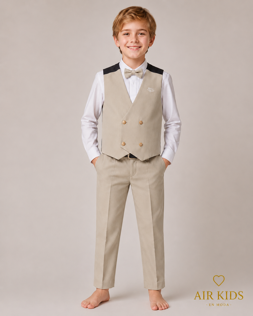 Traje de 3pza para Niño MNX 3911 Talla 10 Años