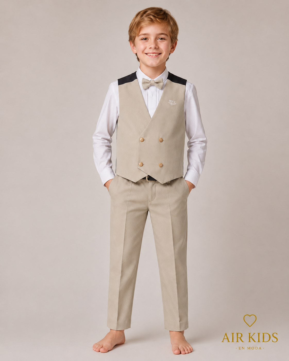 Traje de 3pza para Niño MNX 3911 Talla 10 Años