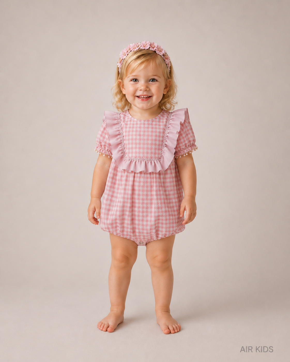 Vestido con Corona para Niña Micuquet 1164-24 Talla 2 Años
