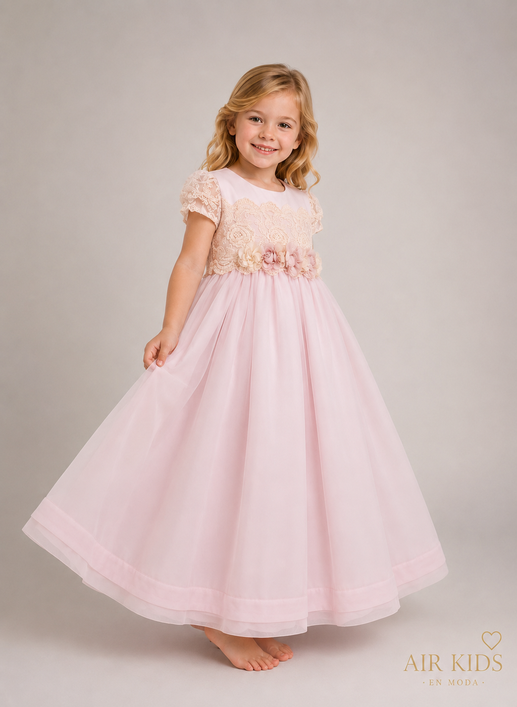 Vestido de Fiesta Para Niña 23-704 Talla 3 años