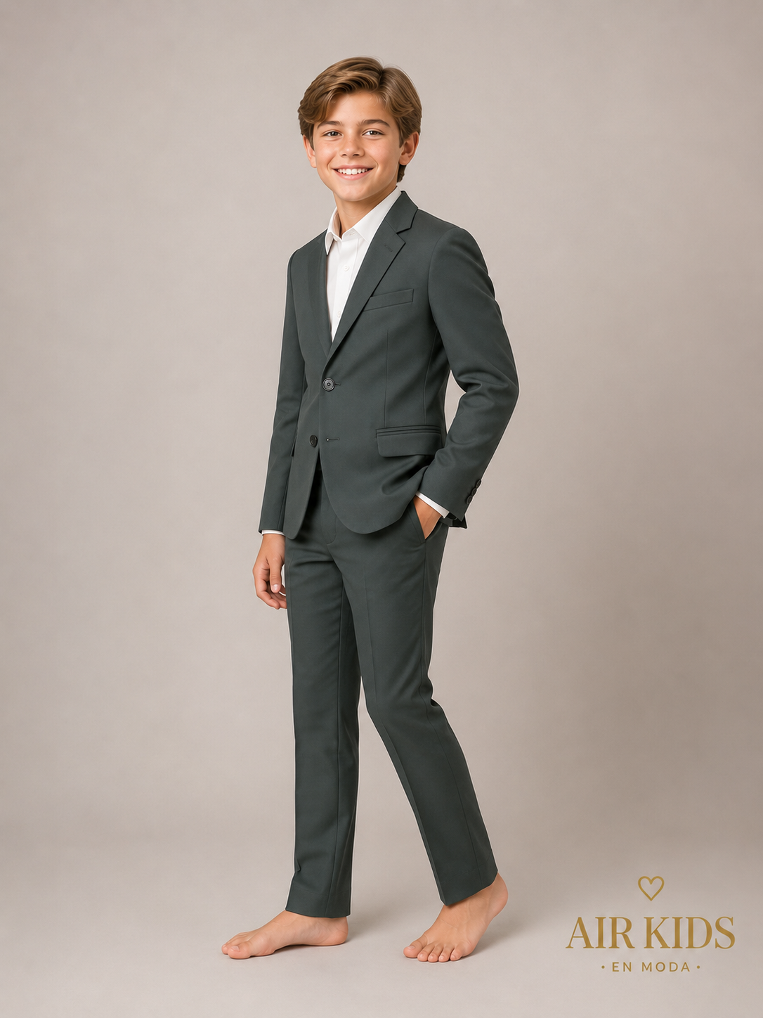 Traje de 3pza para Niño Mayoral/Nukutavake 6140-78 Talla 12 Años