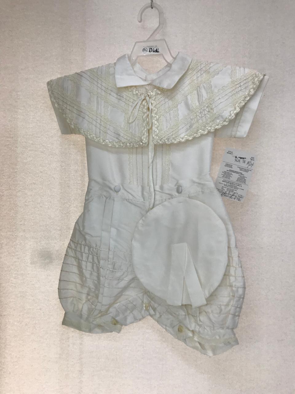 Traje de Bautizo Niño Didi 5476-18 Talla 24 Meses