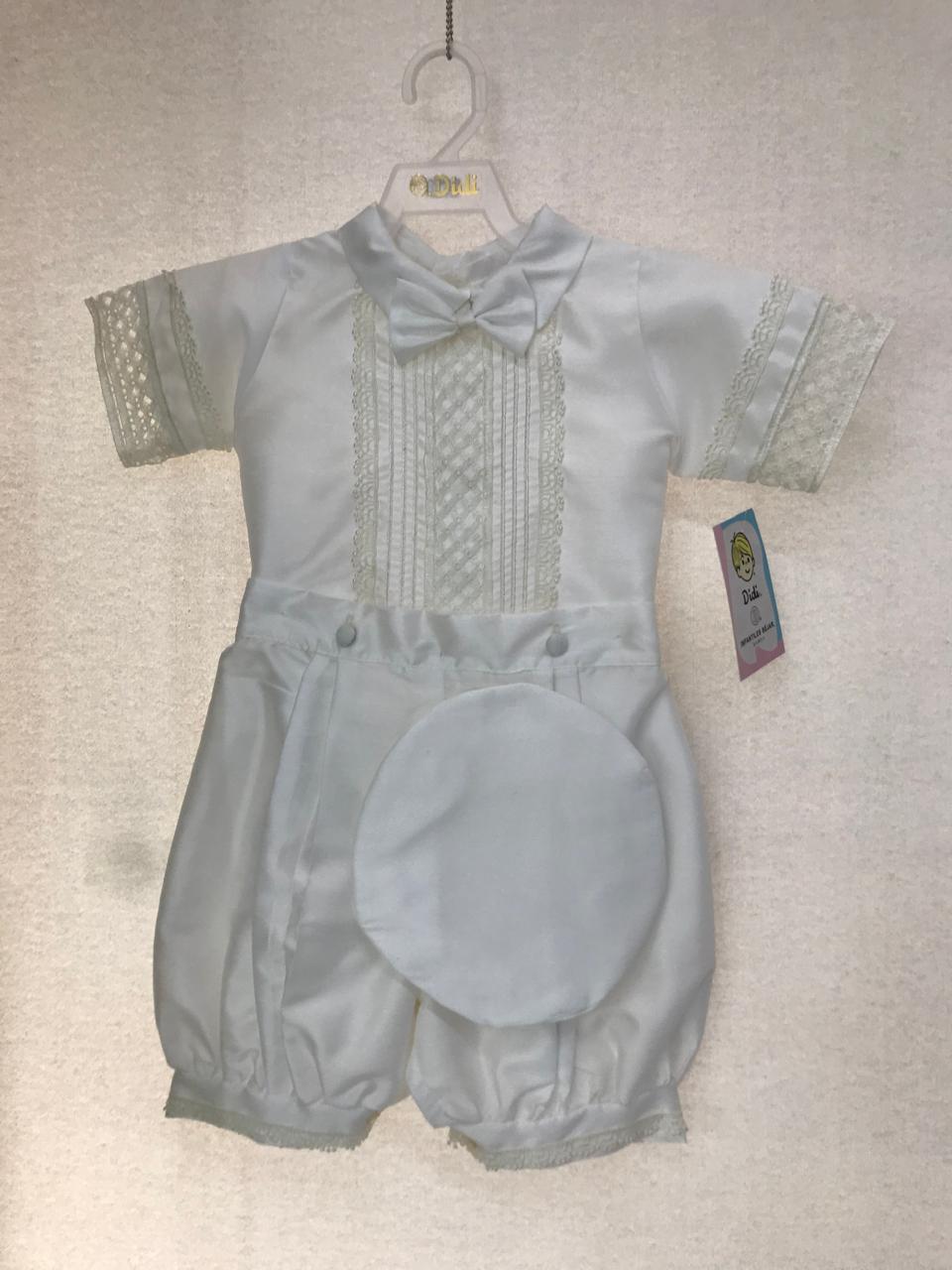 Traje de Bautizo Niño Didi 7546-18 Talla 24 Meses