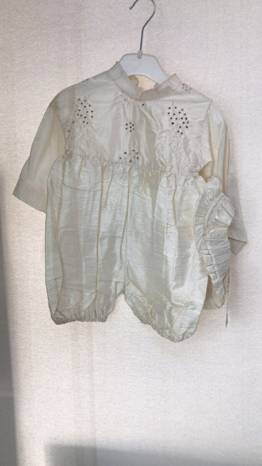 Traje de Bautizo Niño Edykar 001-01 Talla 12 Meses