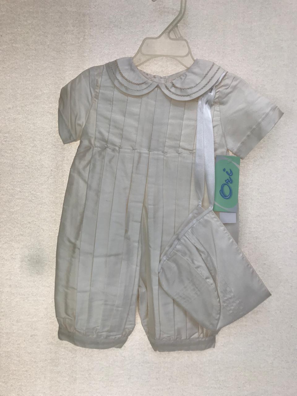 Traje de Bautizo Niño Ozi 9305-12 Talla 12 Meses