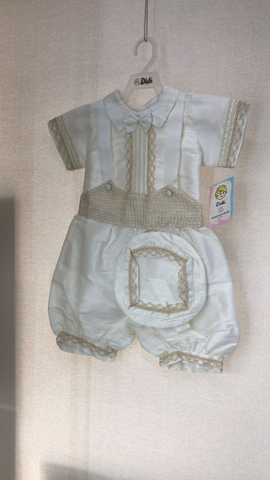 Traje para Bautizo Niño Didi 6593-24 Talla 18 Meses