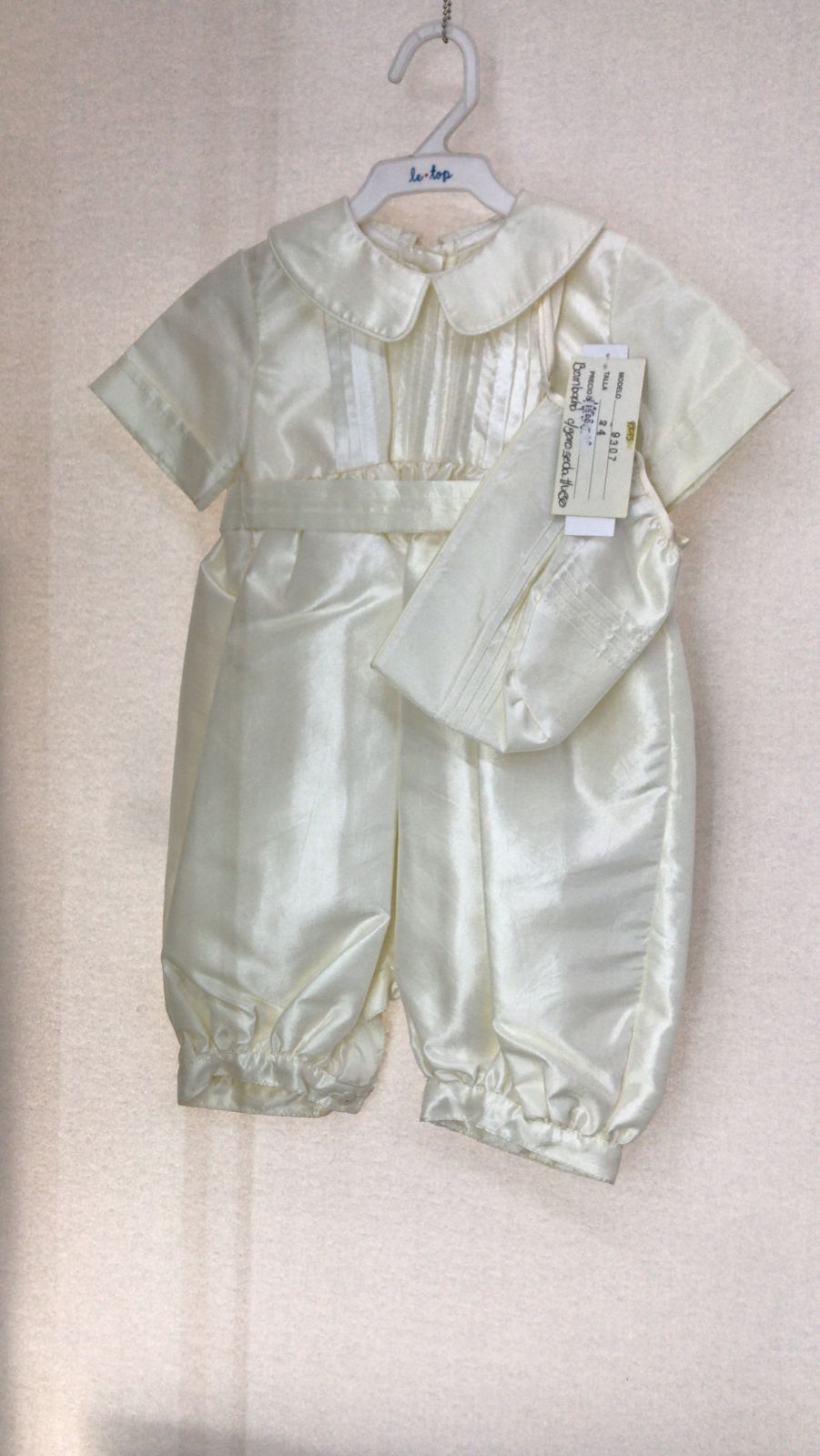 Traje para Bautizo Niño Ozi 9307-24 Talla 24 Meses