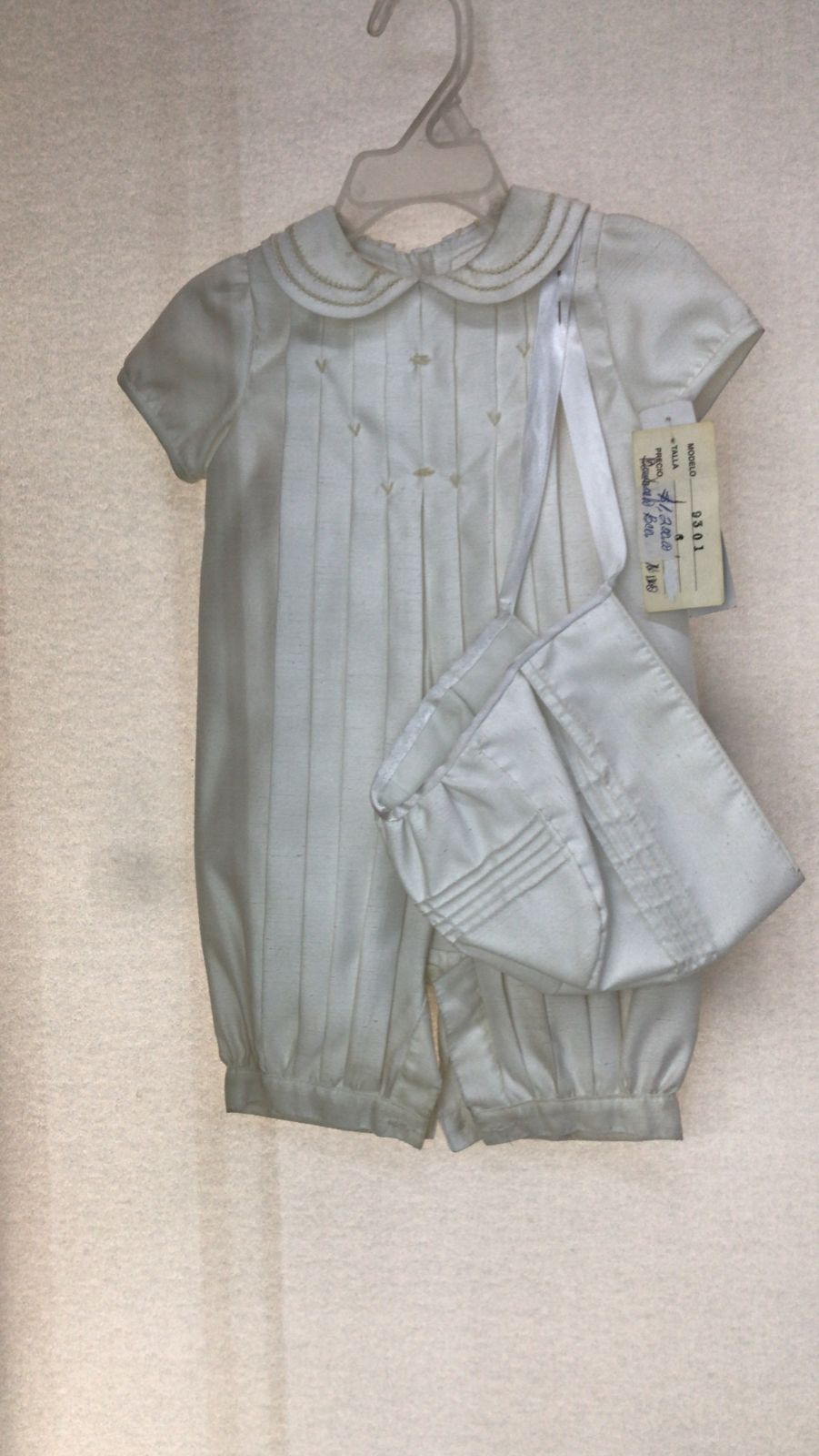 Traje para Bautizo Niño Ozi 9301-6 Talla 24 Meses