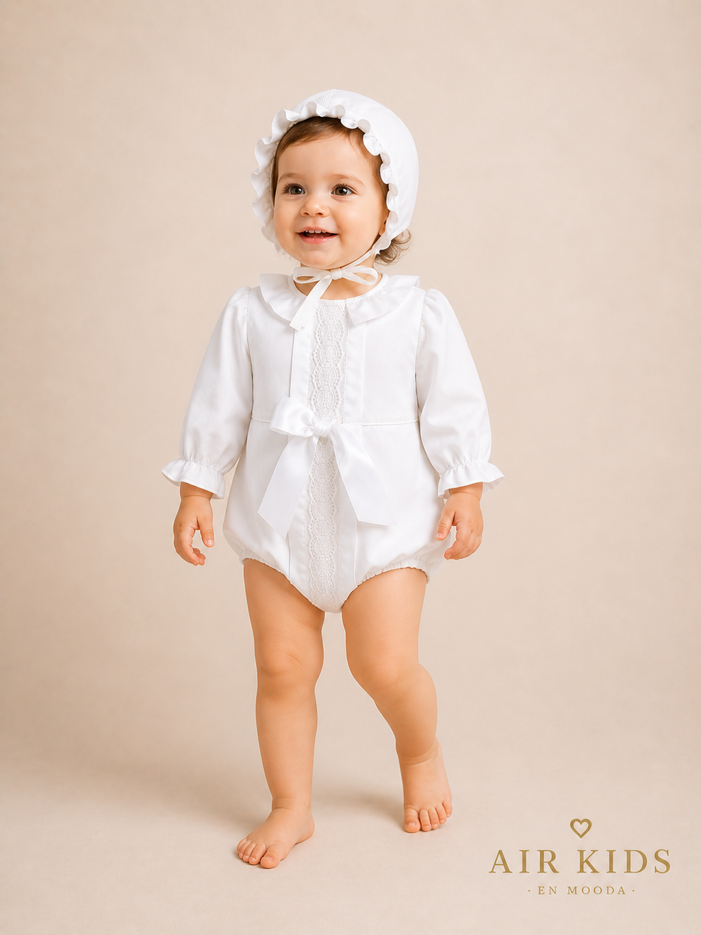 Pañalero de Bautizo para Niña 310-T18 Talla 18 Meses